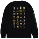 Huf Ανδρική μακρυμάνικη μπλούζα Jewelry L/S Tee